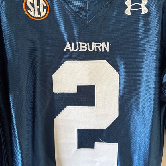 Under Armour Navy Blue Auburn Jersey - Picture 2 of 6